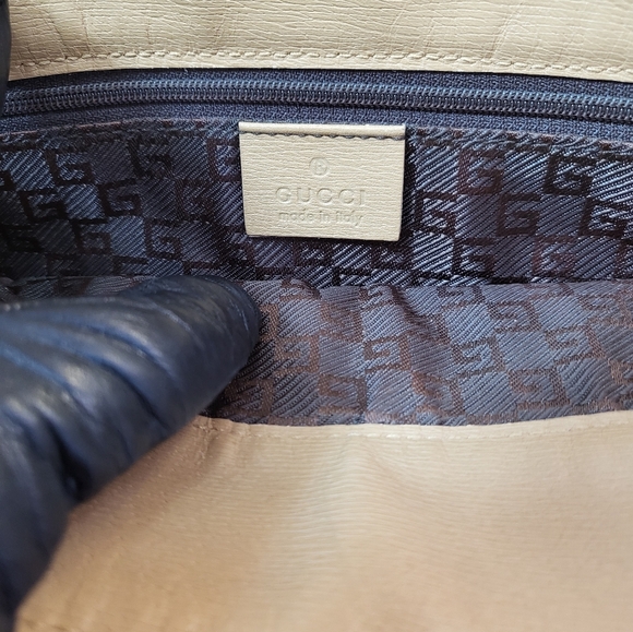 Gucci slim tote belted  handbag vintage. - Picture 6 of 14